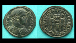 Licinius II, Siscia, Two Victories reverse, Stunning Rare Five